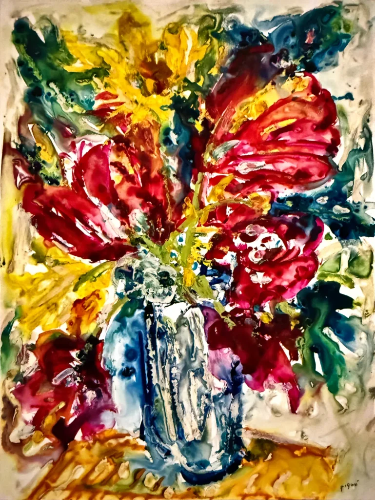 117 Watercolor Floral #4