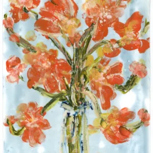 Blooming Radiance: A Vibrant Floral Watercolor