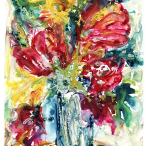 Vibrant Blooms: A Watercolor Symphony
