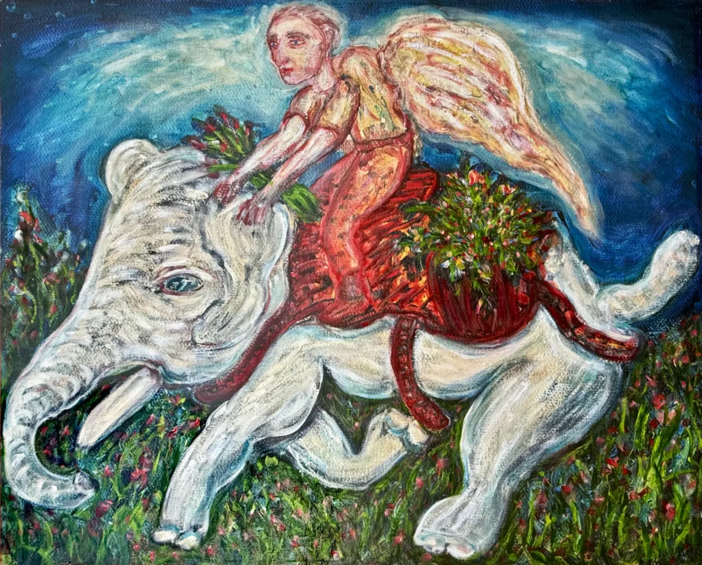 20 Angel on White Elephant