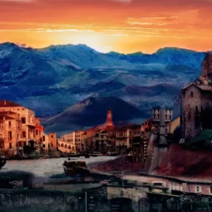 Eternal Horizons: A Fusion of Haleakala and Venice