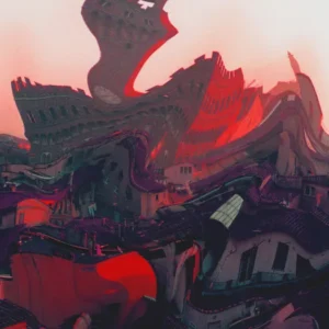 Printed Ethereal Collapse