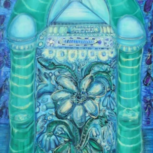 Retro Vibes: Jukebox Floral Art