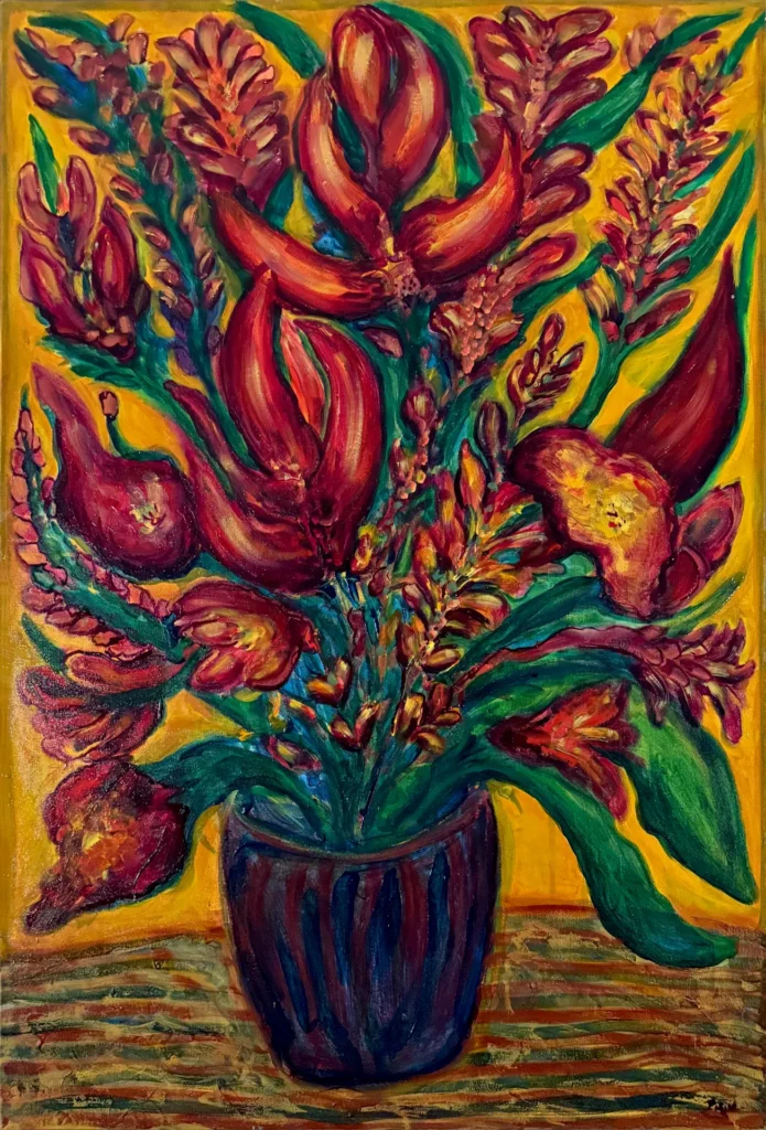 31 Red Floral Series 10
