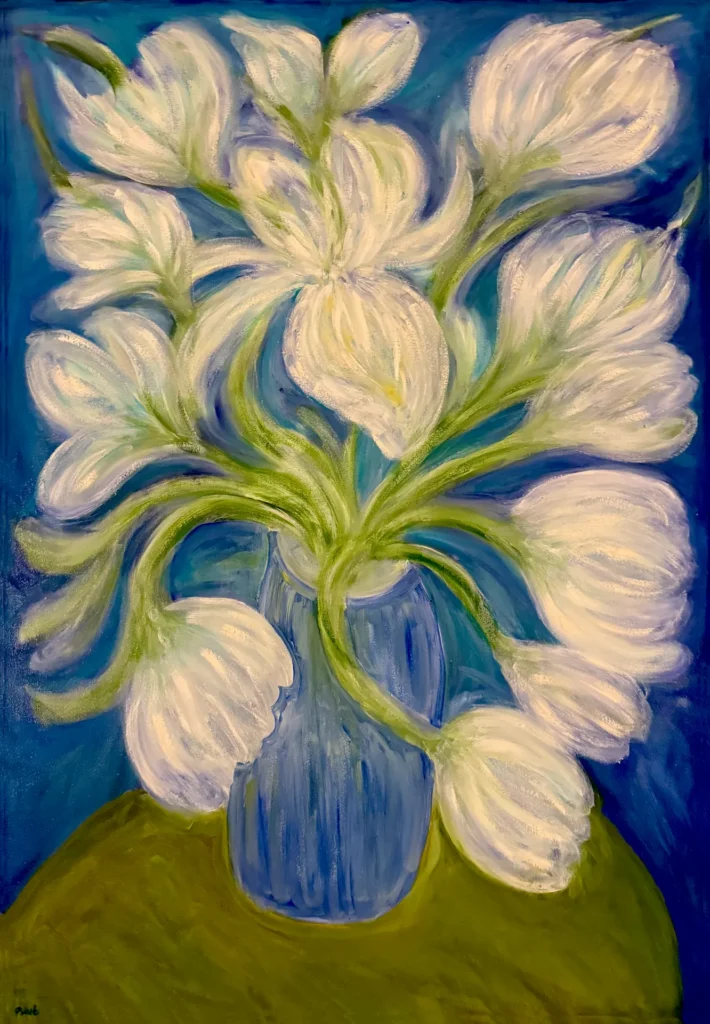 33 White Iris Floral 11