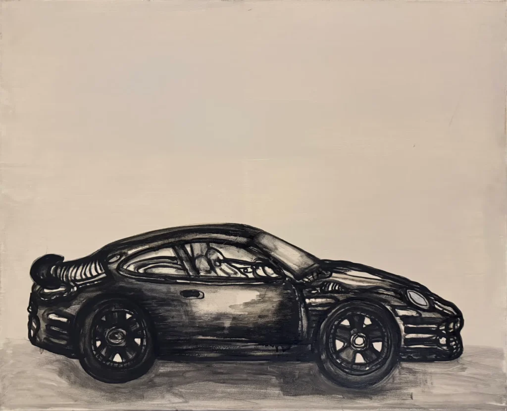 Porsche Black and White