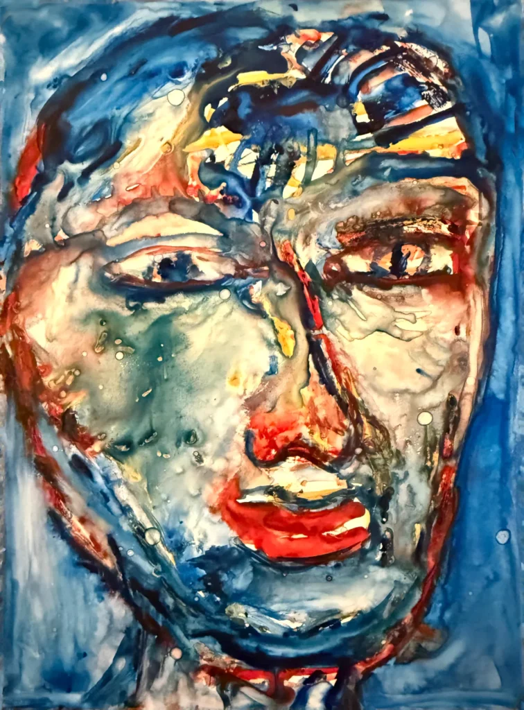 Watercolor Head #4