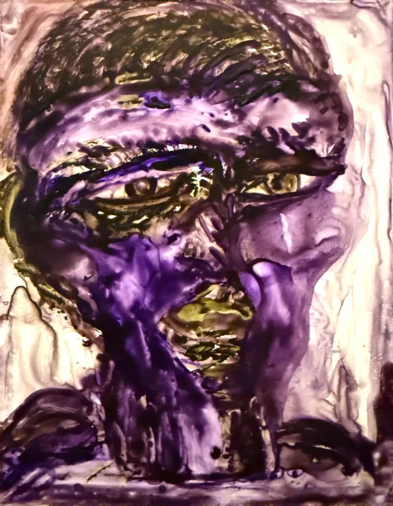 Watercolor Head #5