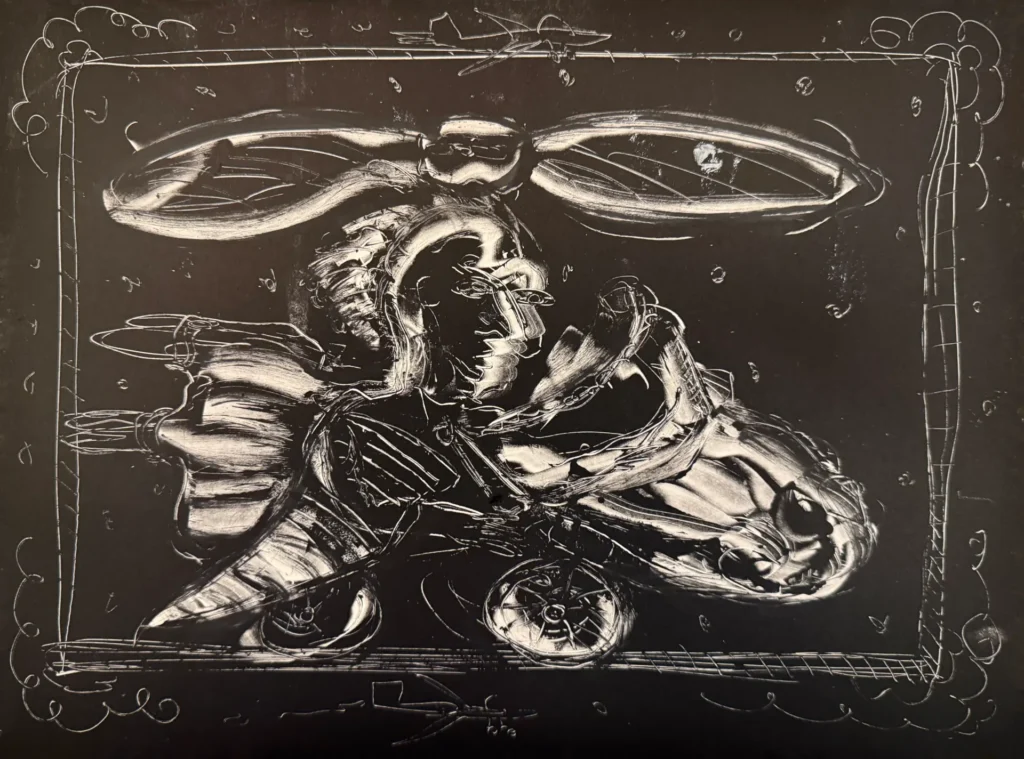 Monoprint Rider